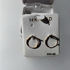 14K Gold Hoop Earrings